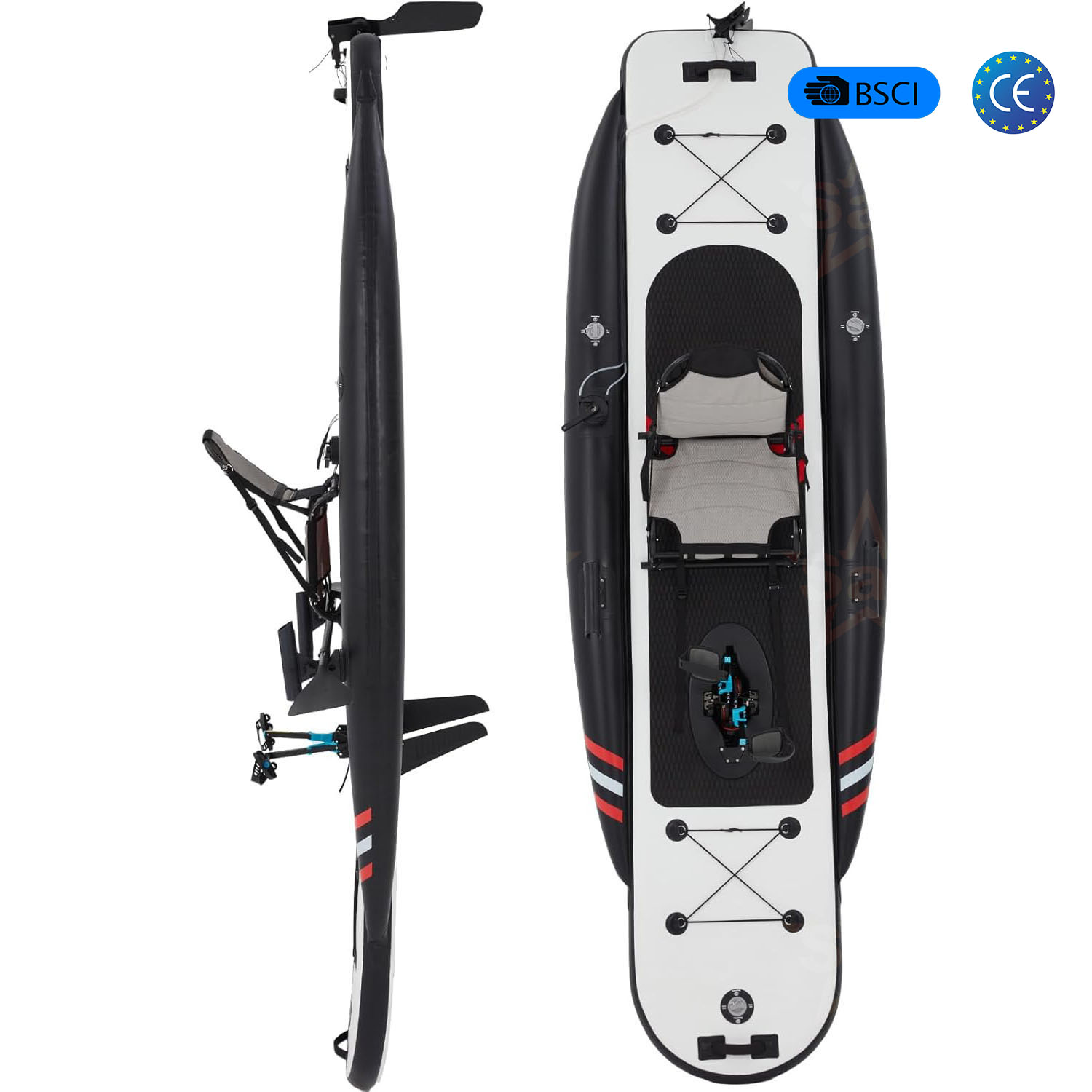 Fishing Kayak Pedal Drive - Kayak Pedal Tiup Berkualitas Tinggi dengan