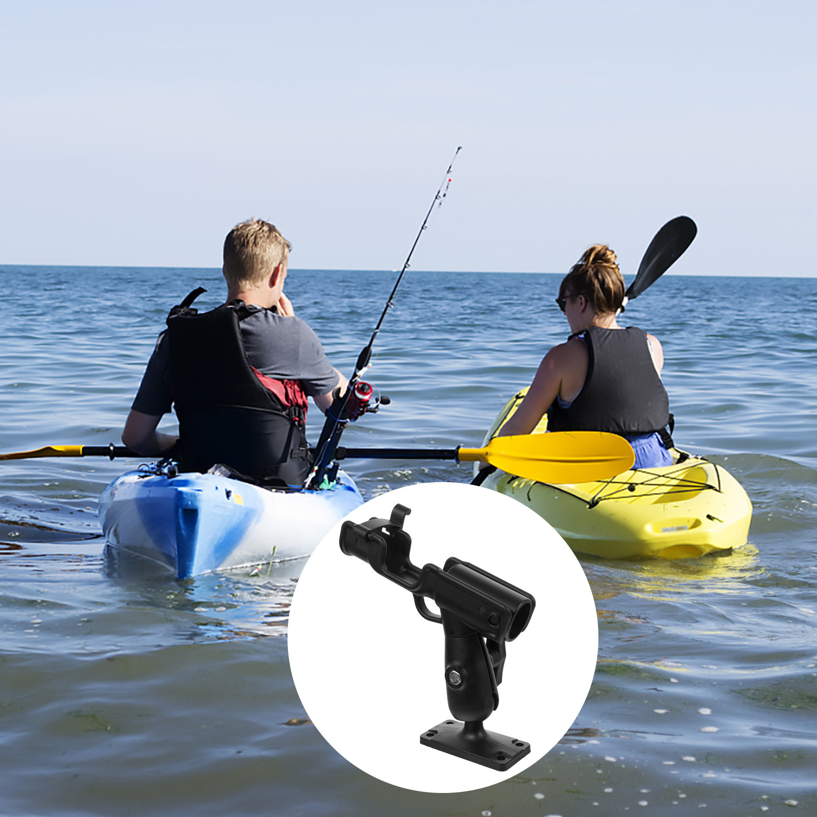 Fishing Kayak Rod Holder - Penyangga Joran Pancing Kayak Ukuran Kecil