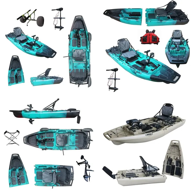 Fishing Kayak Sit On Top - Aksesoris Perahu Kayak Memancing Laut Bermotor