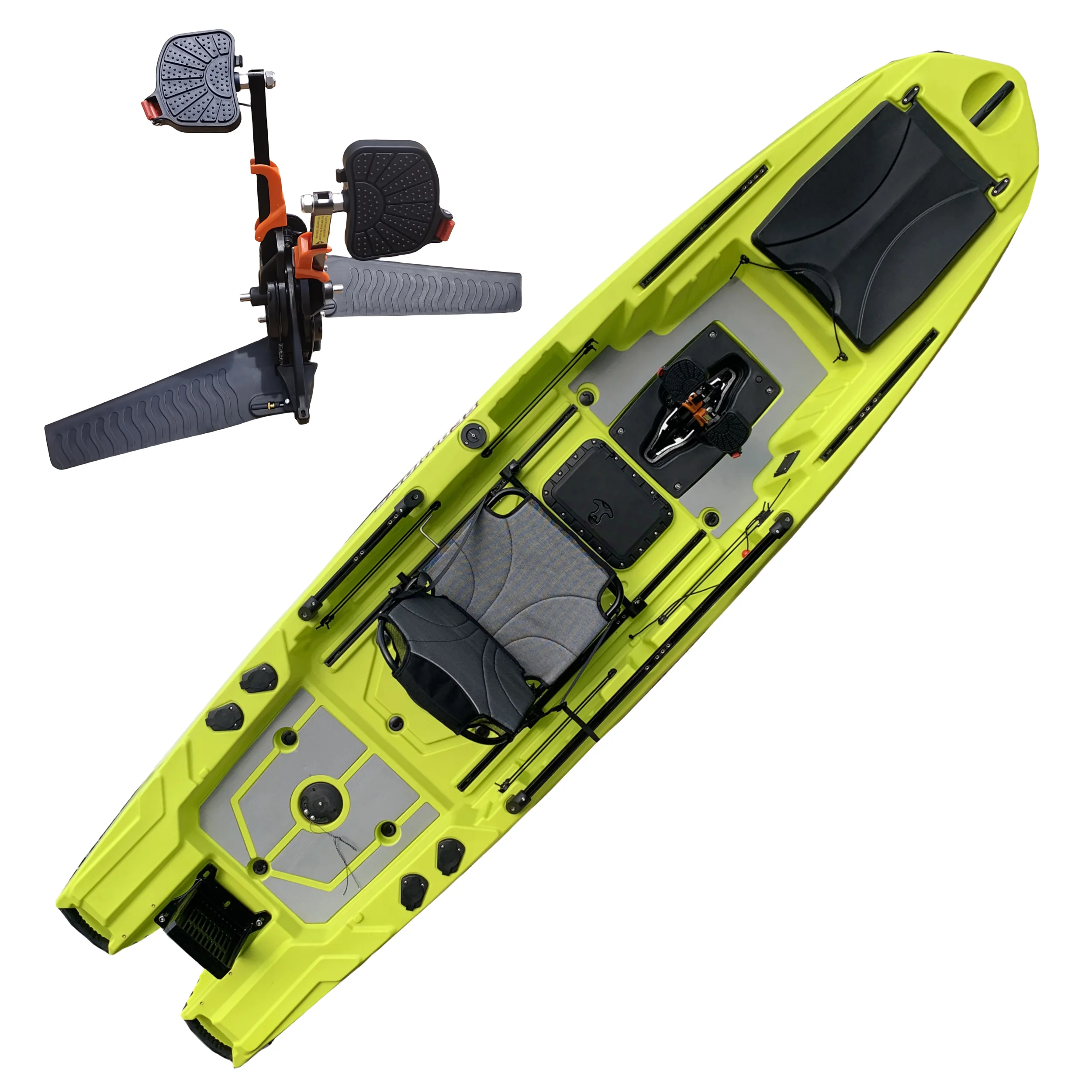 Fishing Kayak Seat - Pedal pancing, Pedal memancing tunggal plastik