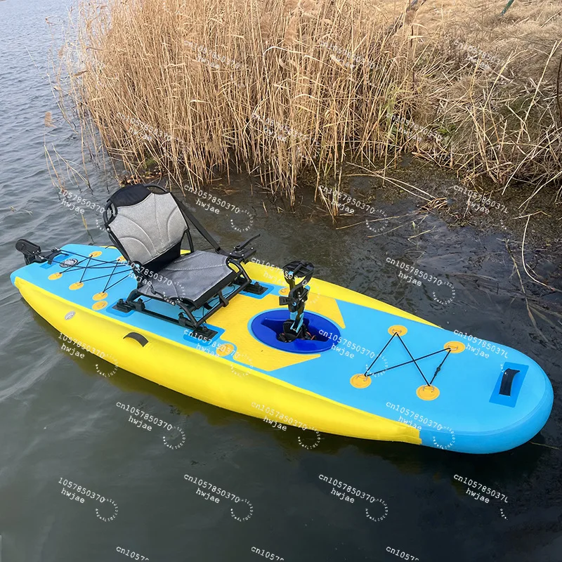Fishing Kayak Inflatable - Kayak Pedal Tiup dengan Logo Kustom,
