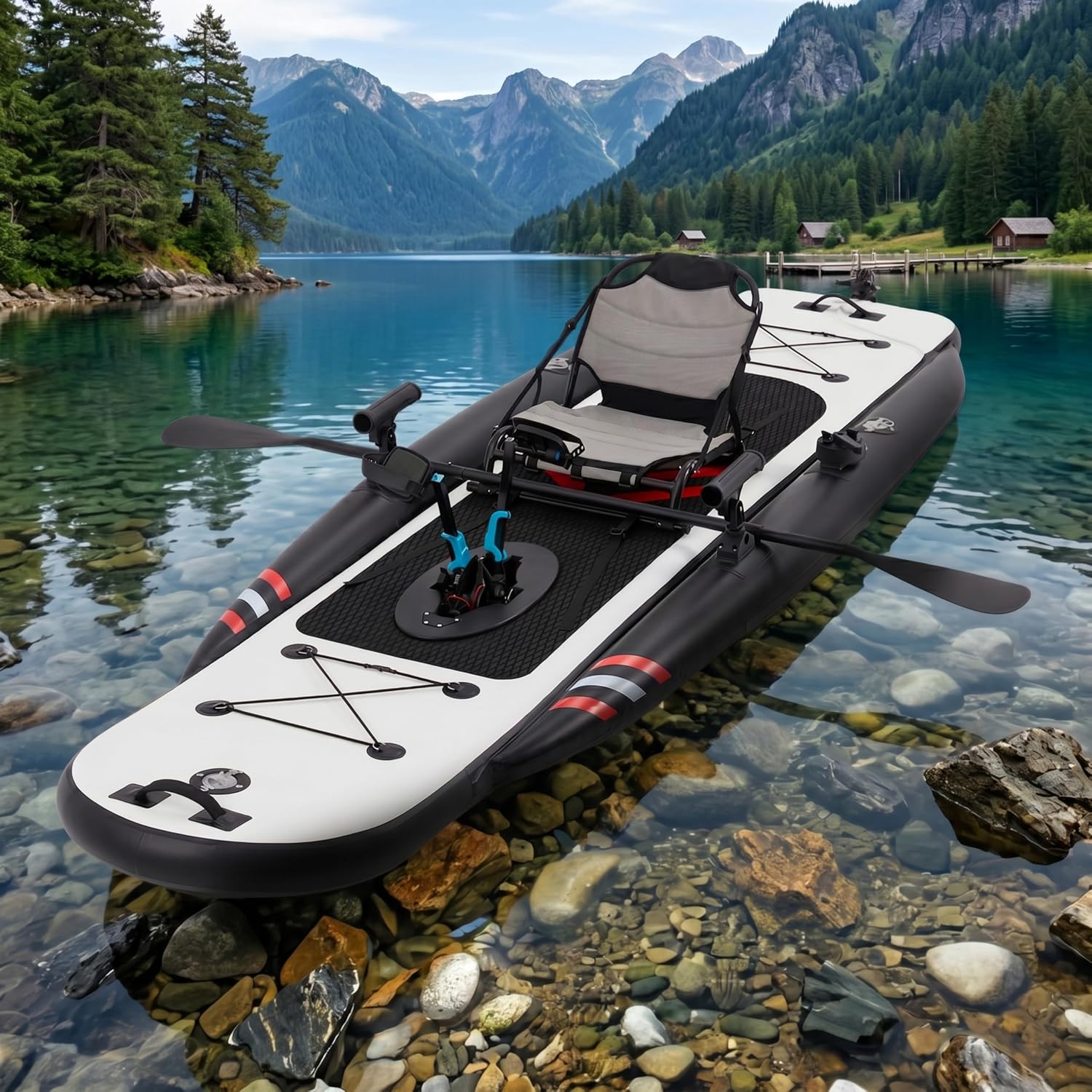 Kayak Memancing Tiup PVC Premi - Fishing Kayak Seat ulasan dan harga