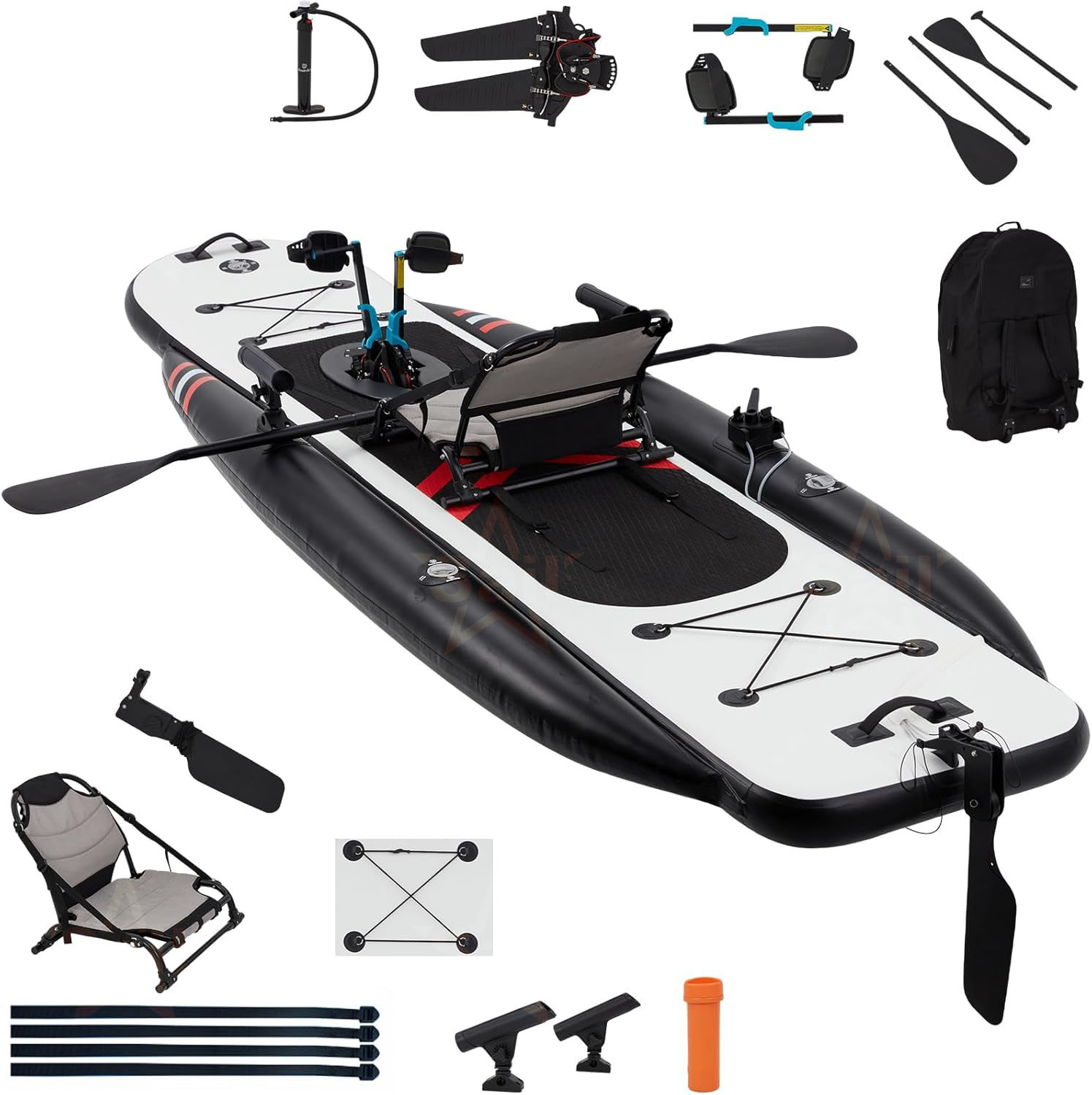 Kayak Pedal Tiup Berkualitas T - Fishing Kayak Pedal Drive ulasan dan harga