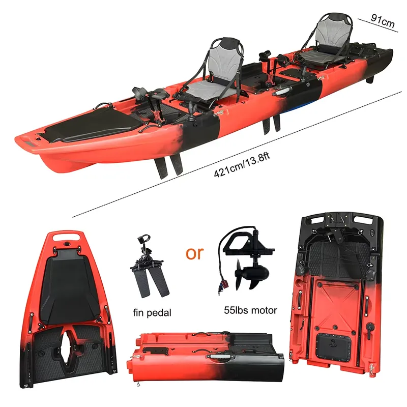 Kayak Pedal Drive Tandem 3 Bag - Fishing Kayak Pedal Drive ulasan dan harga