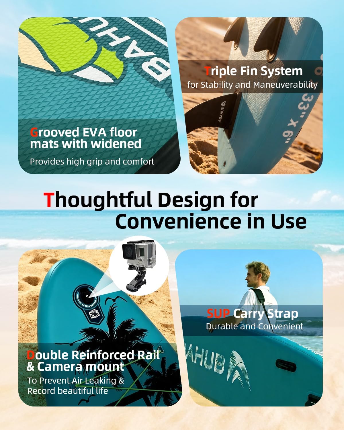 Papan Dayung Tiup Lebar 10,6 k - Fishing Kayak Inflatable ulasan dan harga