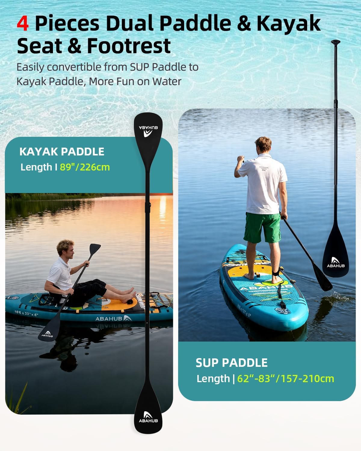 Papan Dayung Tiup Lebar 10,6 k - Fishing Kayak Inflatable ulasan dan harga