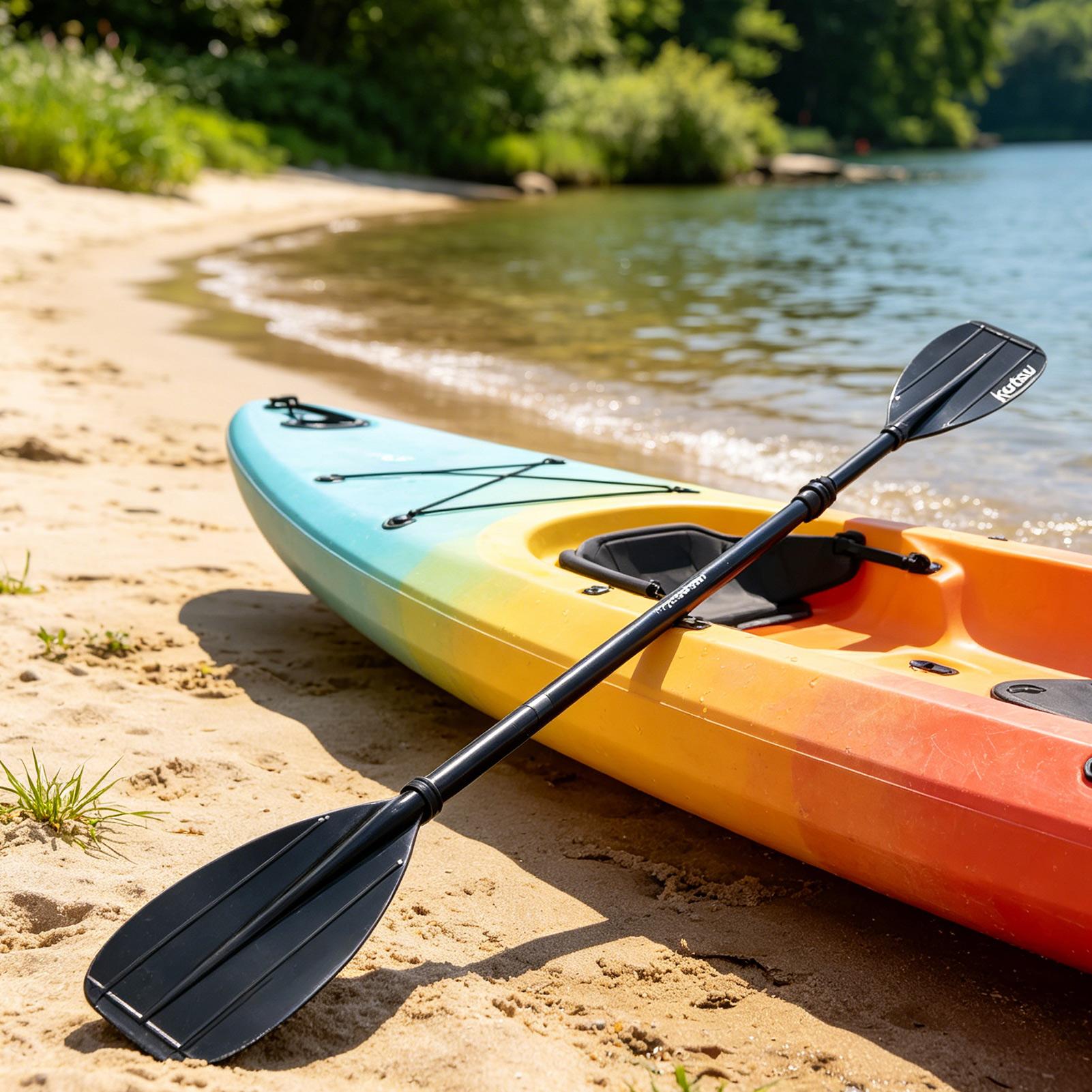 Dayung Serat Karbon 2 Bagian R - Fishing Kayak Paddle ulasan dan harga