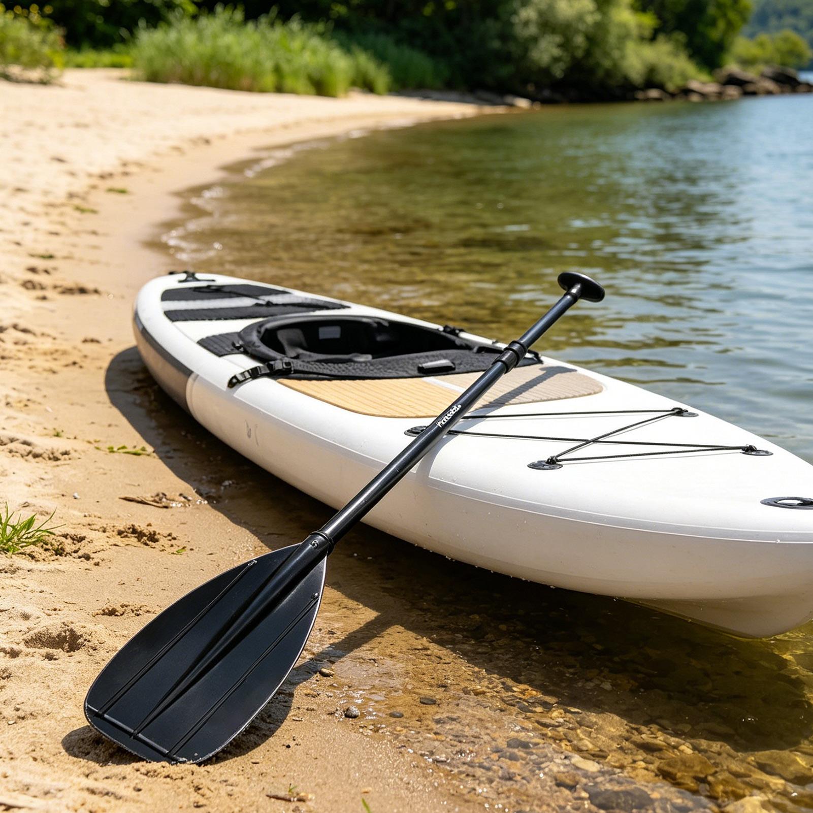 Dayung Serat Karbon 2 Bagian R - Fishing Kayak Paddle ulasan dan harga