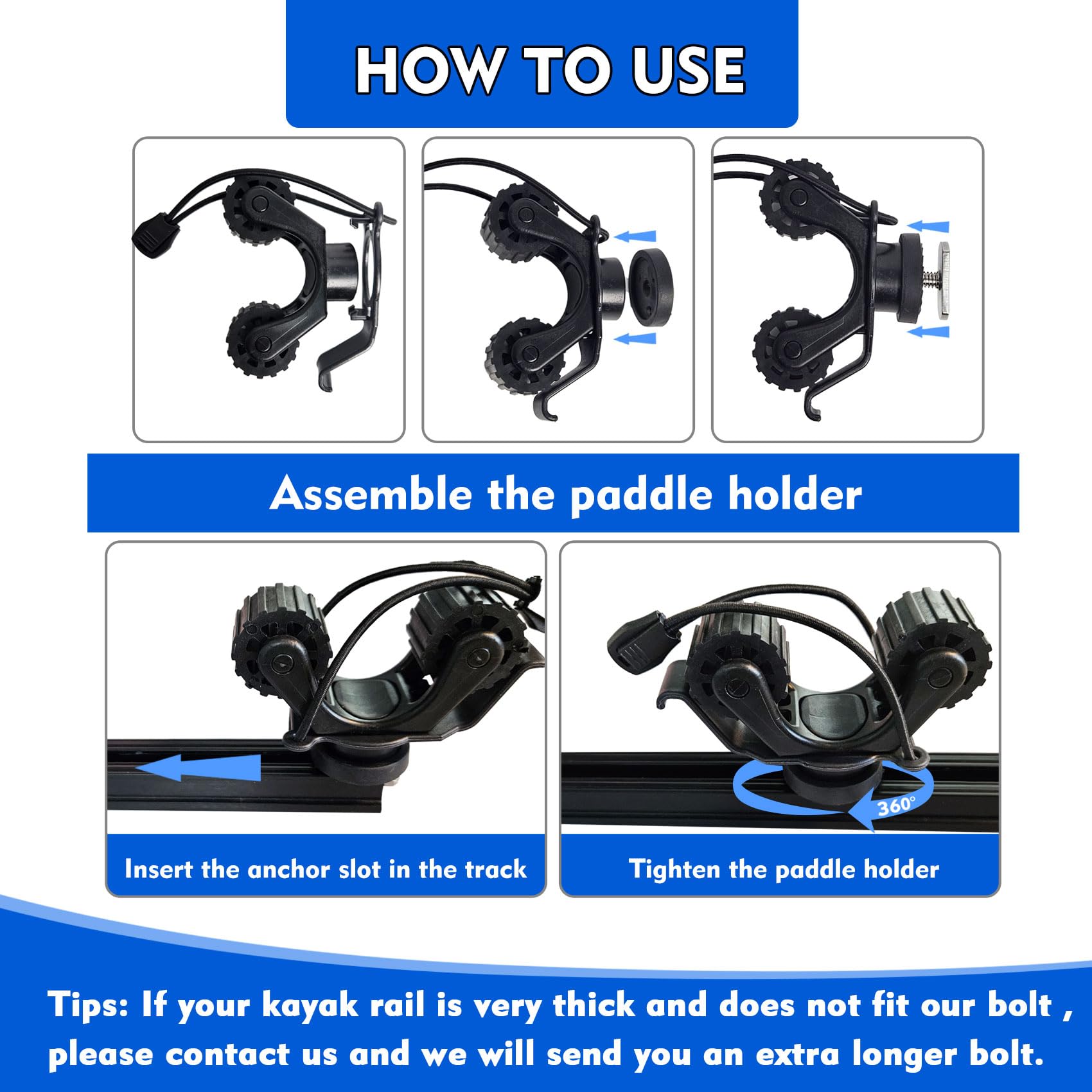Penyangga Dayung Kayak, Akseso - Fishing Kayak Rod Holder ulasan dan harga