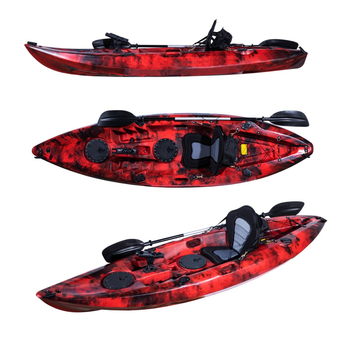 Buatan Cina satu orang memanci - Fishing Kayak Sit On Top ulasan dan harga