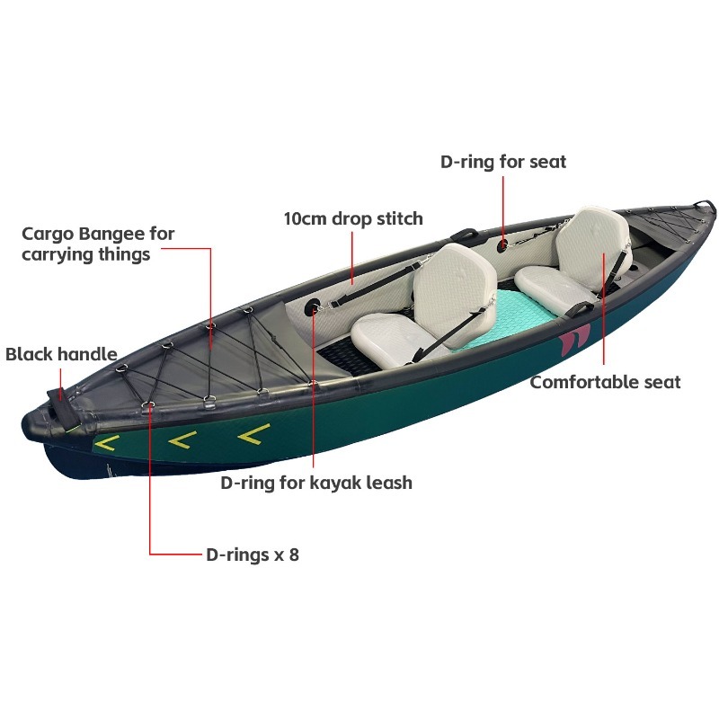 Kayak Kano Tiup Portabel Desai - Fishing Kayak Inflatable ulasan dan harga