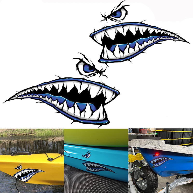 2 Buah Stiker Perahu Mulut Gig - Fishing Kayak Sit On Top ulasan dan harga