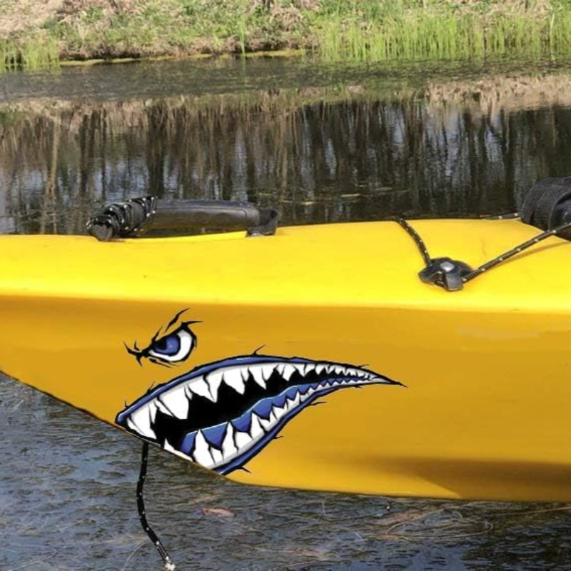 2 Buah Stiker Perahu Mulut Gig - Fishing Kayak Sit On Top ulasan dan harga