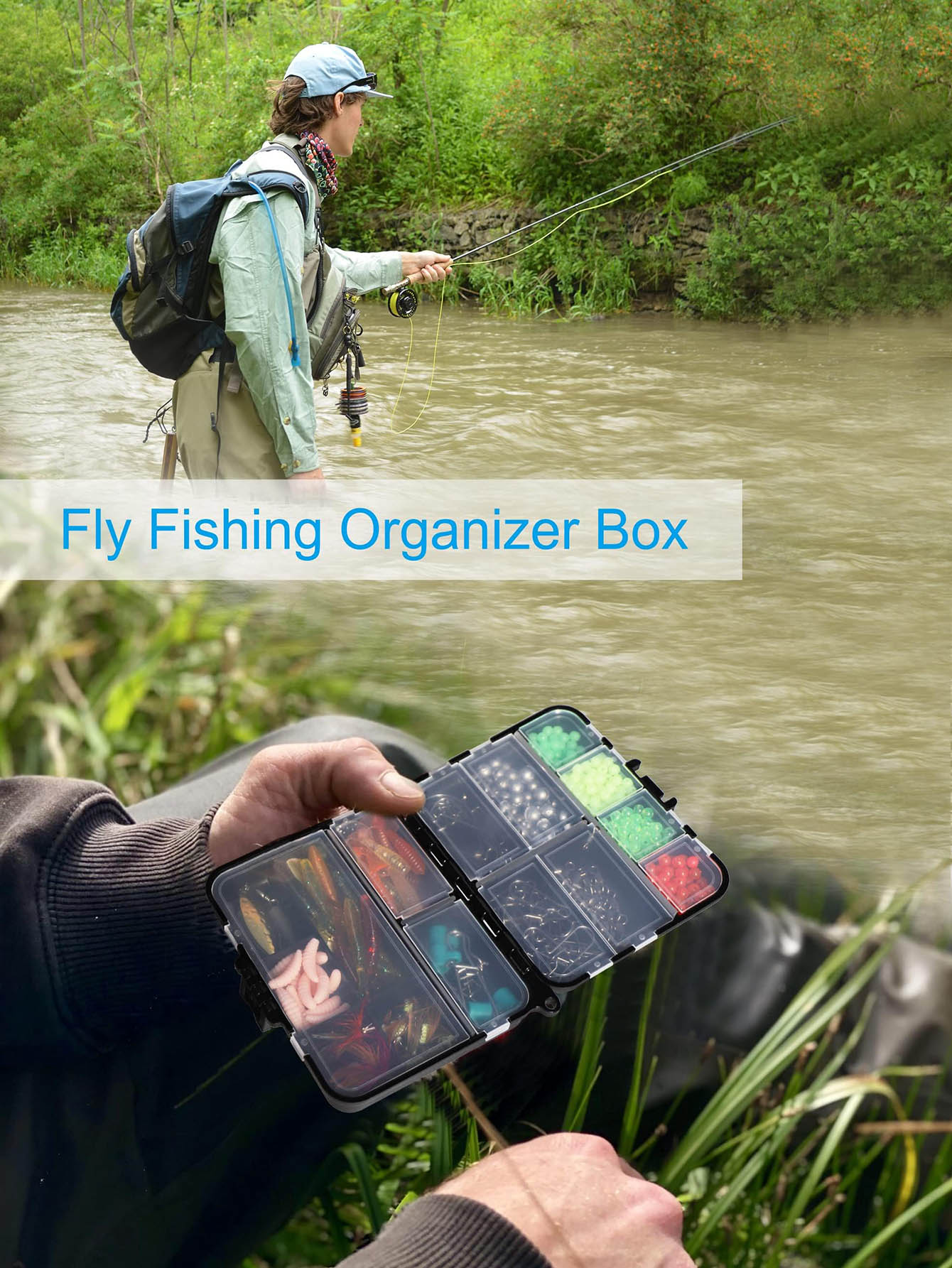 Kotak Peralatan Kecil Organize - Fishing Kayak Crate ulasan dan harga