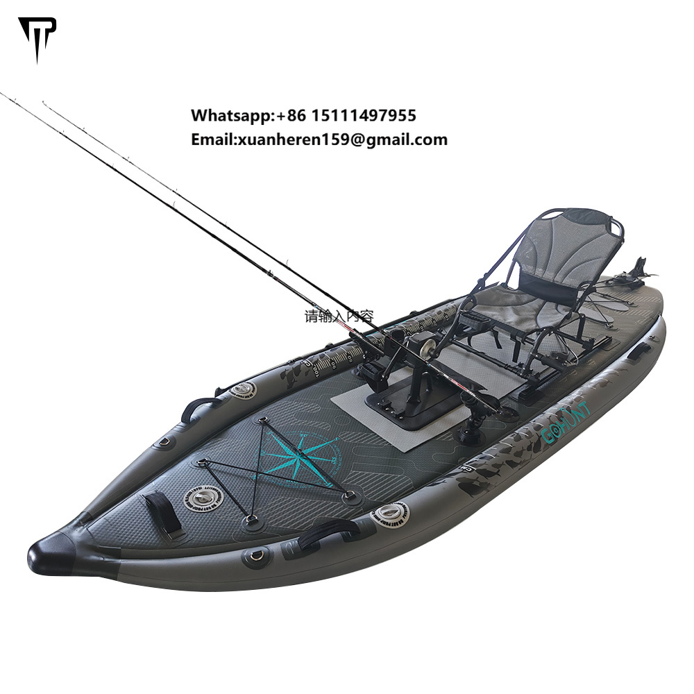 Kayak Tiup Baru JTRDA 2024 Pes - Fishing Kayak Pedal Drive ulasan dan harga